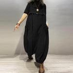 Plus Size Wide Leg Loose Overall