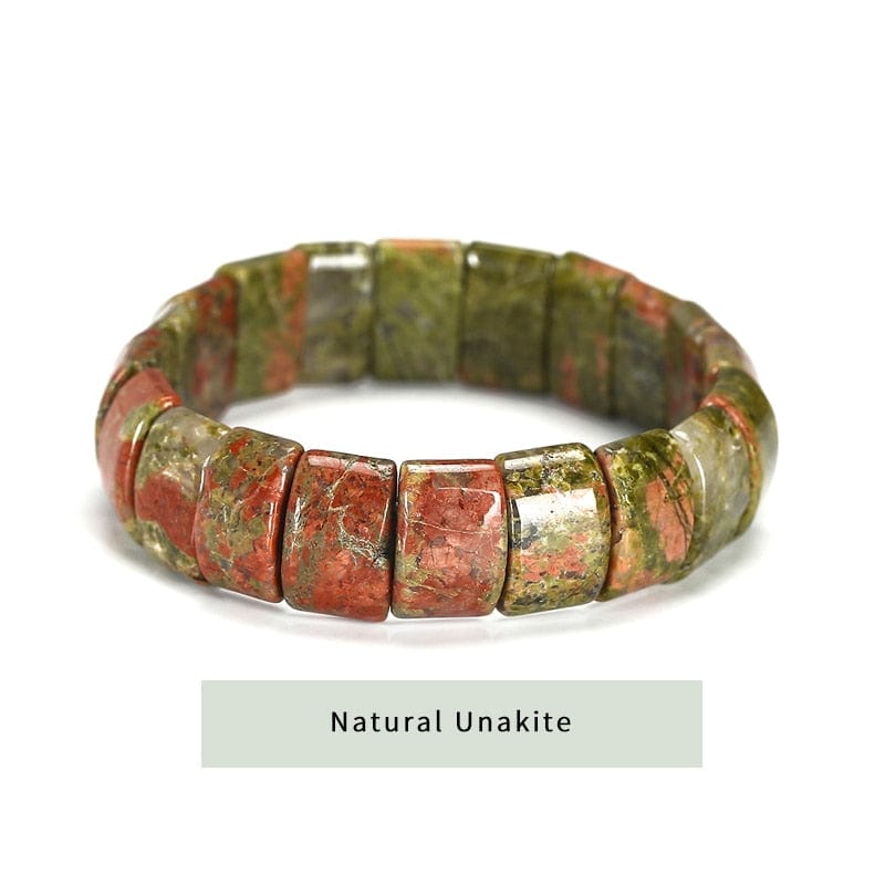 Buddhatrends 0 Unakite Bangle Natural StoneHealing Bracelets