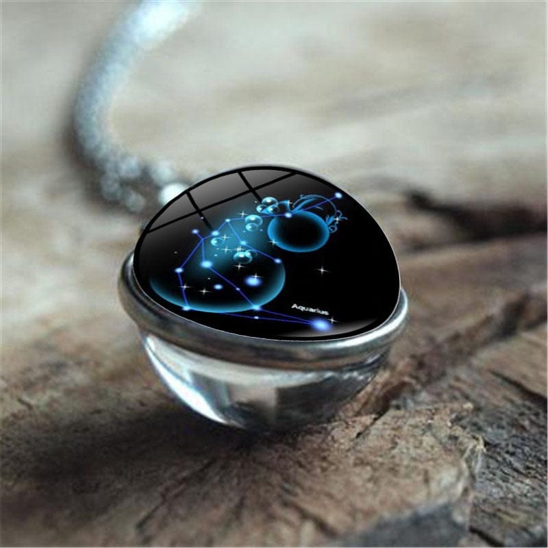 Buddhatrends 12 Constellation Dome Necklace