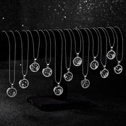 Buddhatrends 12 Constellation Pendant Necklace