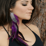 Gypsy Style Feather Earrings