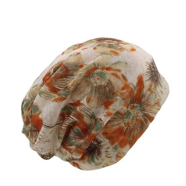 Buddhatrends Abstracto Floral Beanie Hat