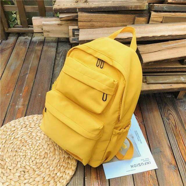 Buddhatrends Backpack Yellow / 15 Inches Large Capacity Waterproof Backpack