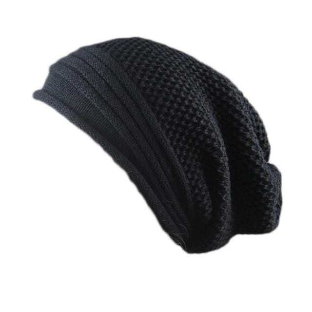 Buddhatrends Beanie Hats Black / 24.5-30cm Oversized Chunky Knitted Beanies