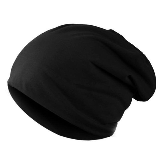 Buddhatrends Beanie Hats Black Mylah Casual Beanies Hat