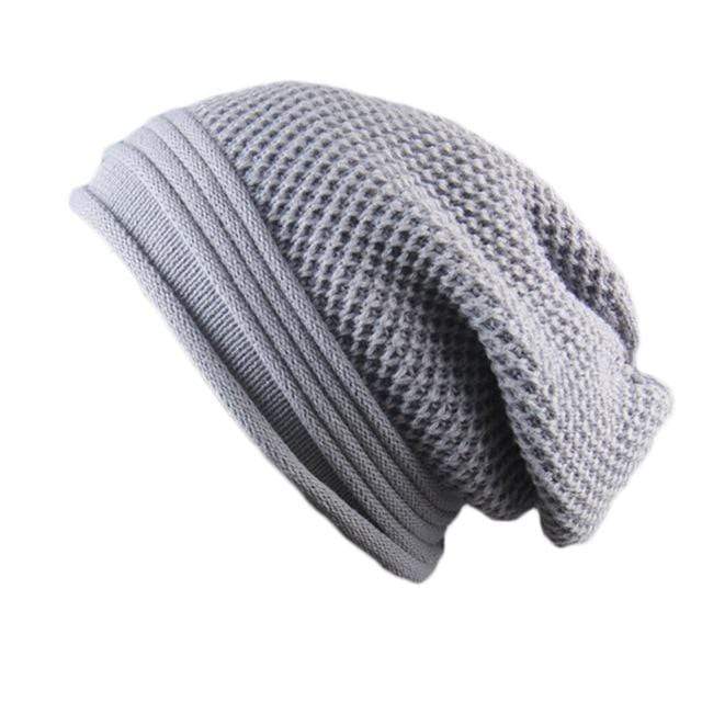 Buddhatrends Beanie Hats Gray / 24.5-30cm Oversized Chunky Knitted Beanies