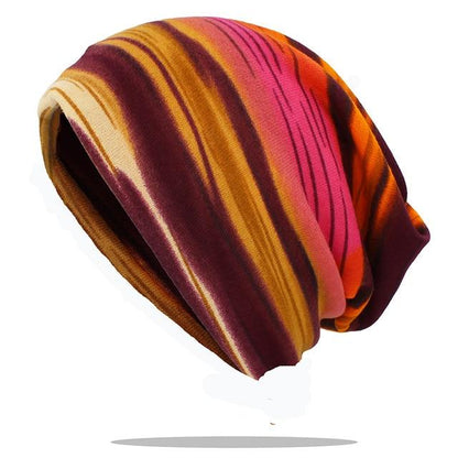 Buddhatrends Beanie Hats Orange Gia Rainbow Beanie Hat