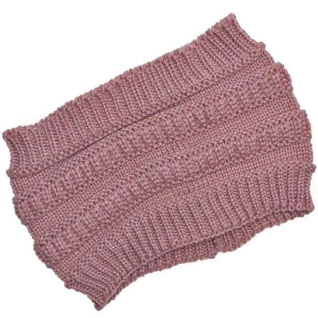 Buddhatrends Beanie Hats pink / One Size Winter Knitted Headband