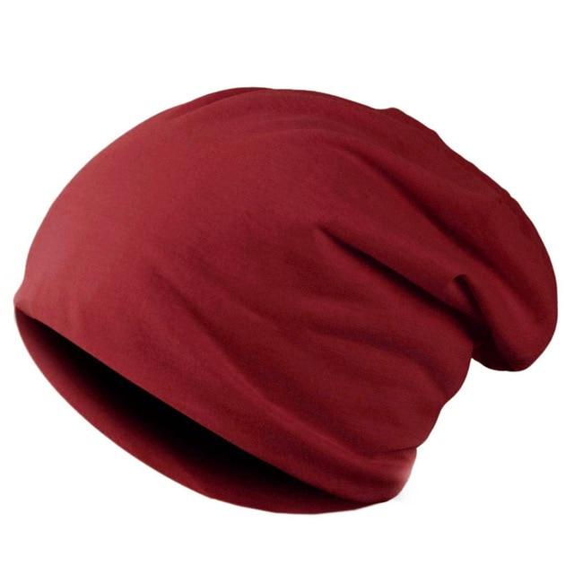 Buddhatrends Beanie Hats Wine Red Mylah Casual Beanies Hat