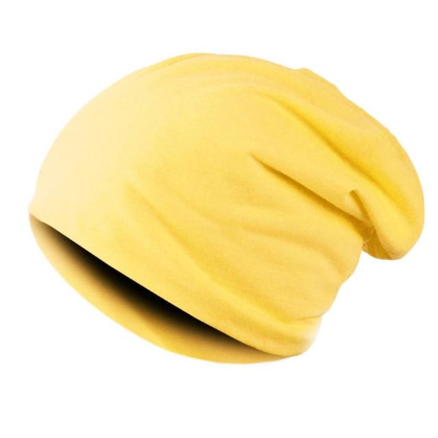 Buddhatrends Beanie Hats Yellow Mylah Casual Beanies Hat