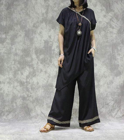Buddhatrends Black / One Size Gisele OOTD Tops + Palazzo Pants