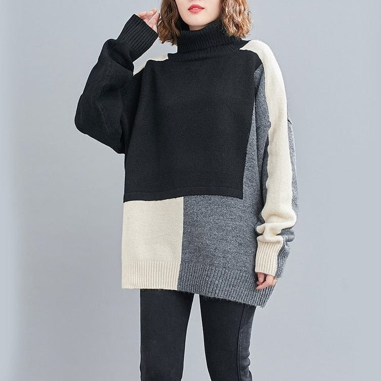 Haily Knitted Turtleneck Sweater