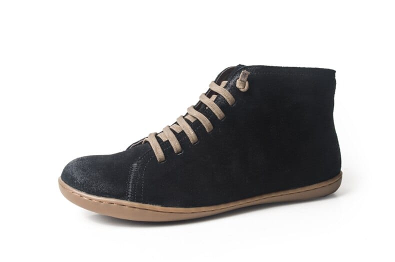 Buddhatrends Black Suede / 5.5 Genuine leather Ankle Boots