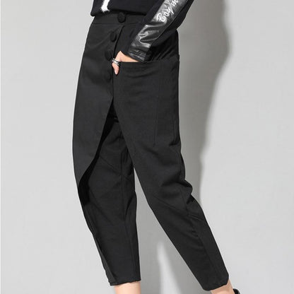 Асимметричные брюки длиной 3/4 дюйма Buddhatrends Black Widow