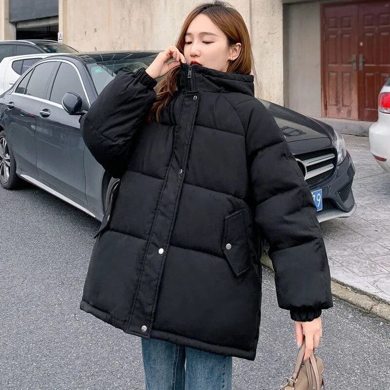 Buddhatrend Black / XS Oversized Puffer Jacket