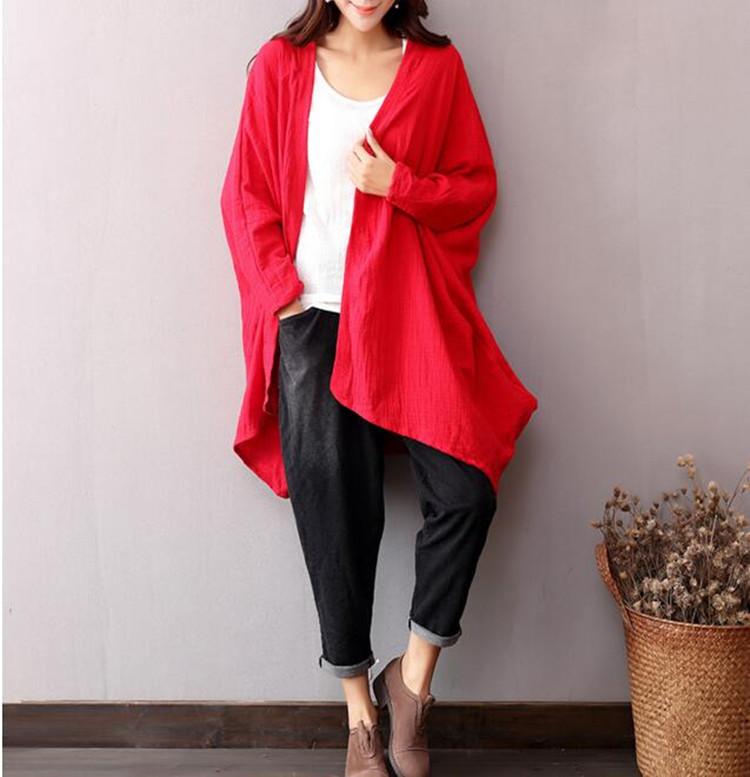 Buddhatrends Blouse Remy batwing sleeve loose blouse