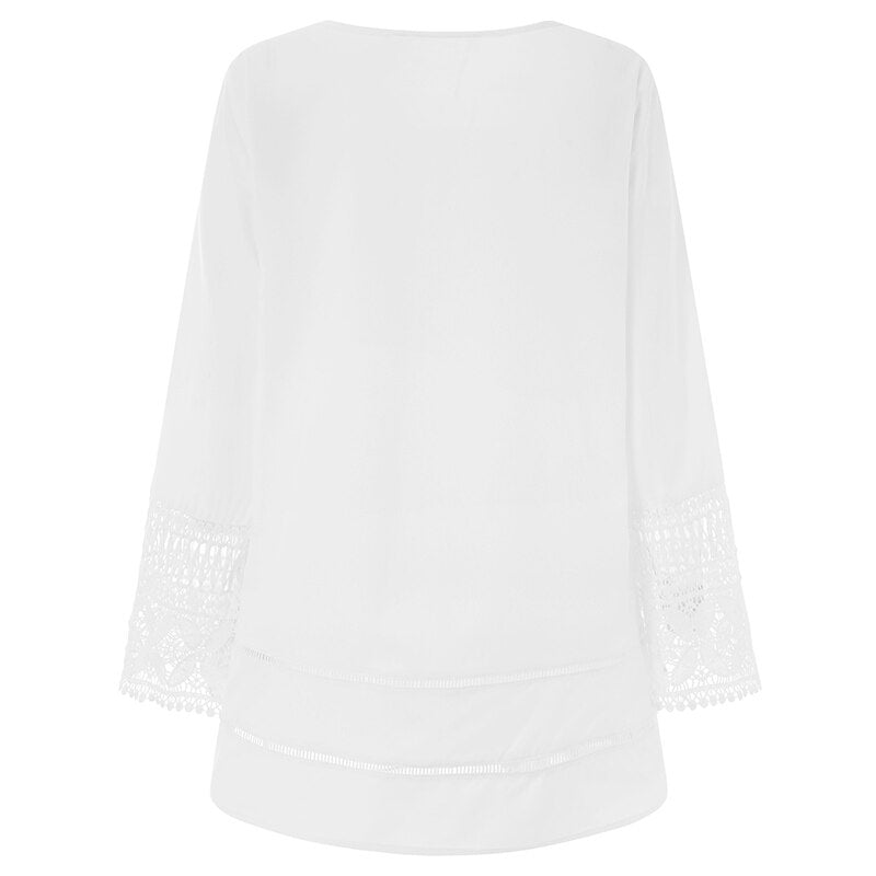 Buddhatrends Bohemian Lace Patchwork Top