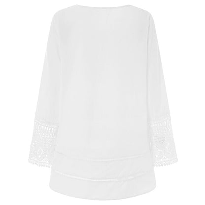 Buddhatrends Bohemian Lace Patchwork Top