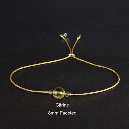 Buddhatrends Bracelet Citrine Delicate Gemstone Bracelets
