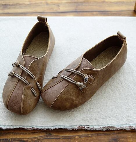 Buddhatrends Braun / 37 Waldmädchen Vintage Schuhe
