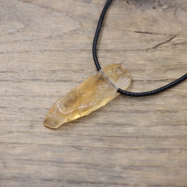 Buddhatrends Citrine Natural Crytsal Pendent Necklace