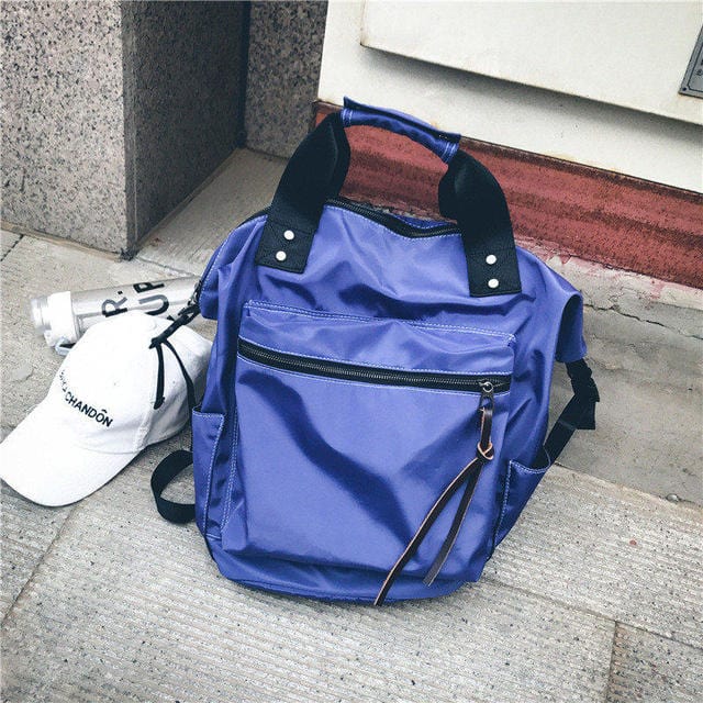 Buddhatrends Dark Blue / China / 32x27x16cm Large Capacity Nylon Backpack