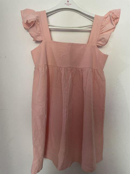 Buddhatrends Dress Minivestido con manga de mariposa rosa / XL Octavia