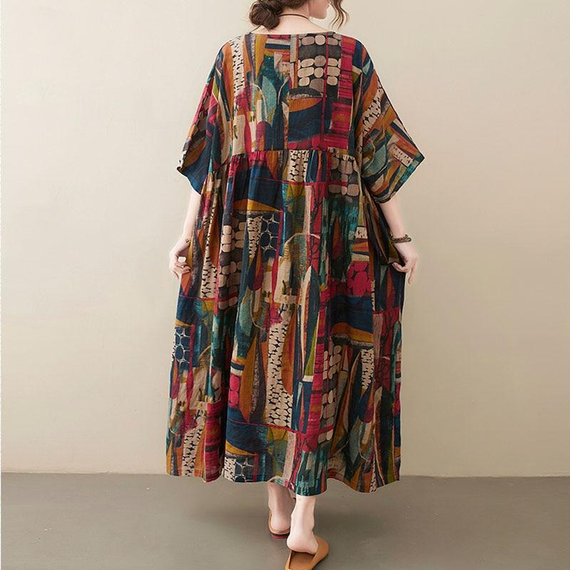 Buddhatrends Dresses Edith Loose Batwing Dresses
