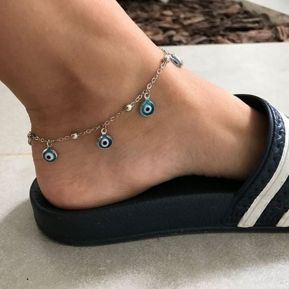 Buddhatrends Evil Eye Protection Charm Anklet