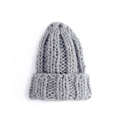 Buddhatrends Gray Winter Warm Knitted Hat