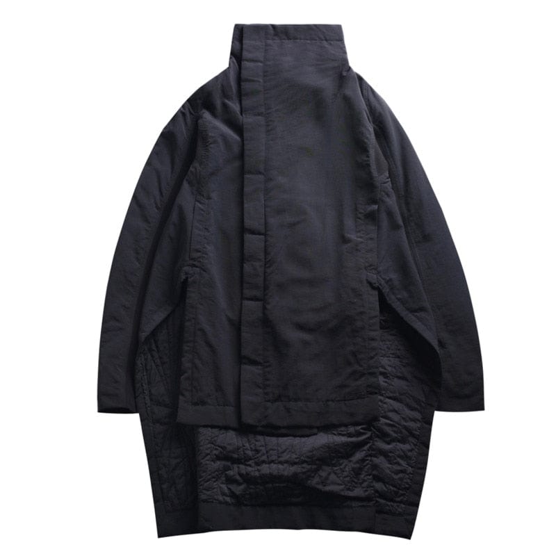 Buddhatrends Jet Black Cotton-padded Jacket | Millennials