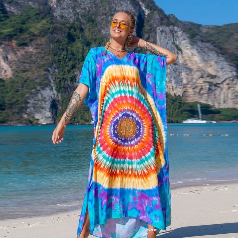 Vestido con efecto tie dye Ko Phi Phi de Buddhatrends
