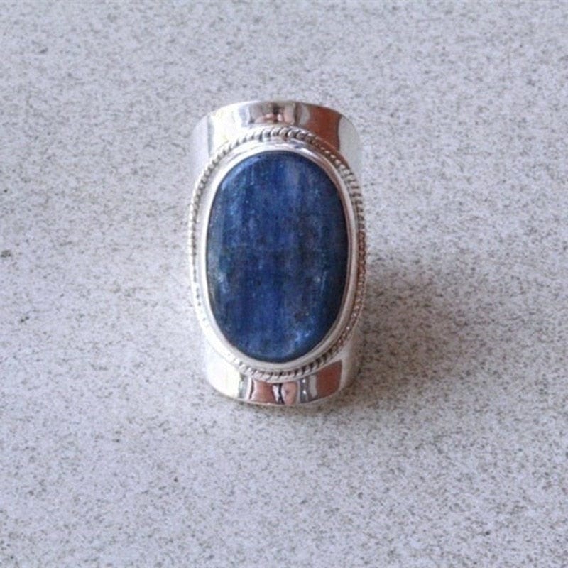 Buddhatrends Kyanite Blue Gemstone Boho Ring