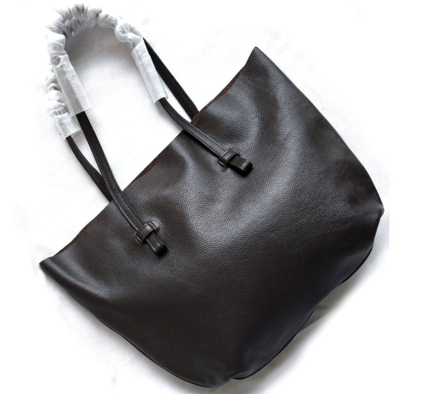 Buddhatrends Large Capacity Leather Tote Large Capacity Handmade Leather Tote