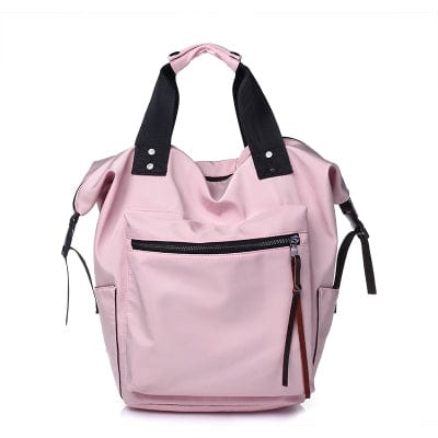 Buddhatrends Light Pink / China / 32x27x16cm Large Capacity Nylon Backpack