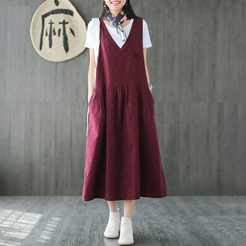 Buddhatrends Maria Vintage Overall Dress