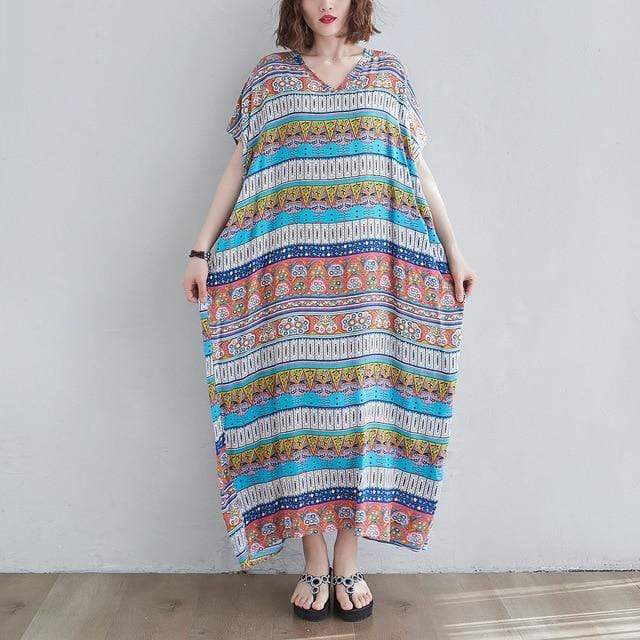 Buddhatrends maxi All Over Printed Maxi Dress
