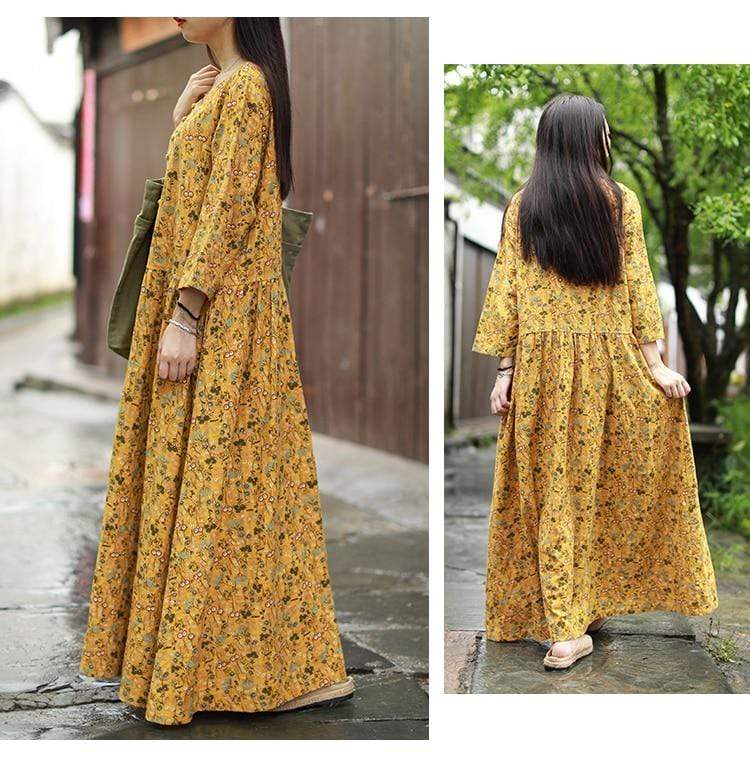 Buddhatrends Maxi Dress Vada Floral Maxi Dress