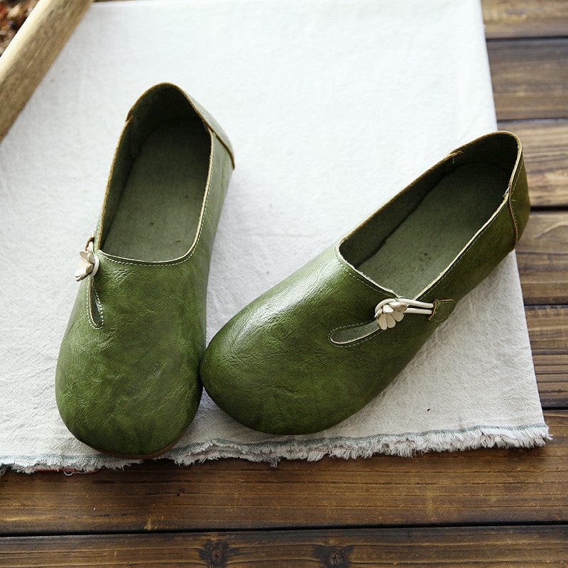 Buddhatrends Mora Vintage Flat Shoes