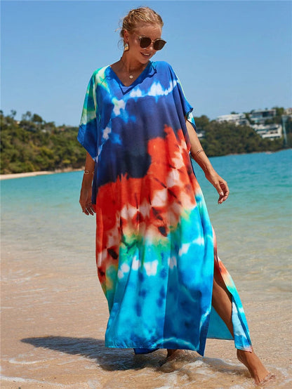 Buddhatrends Multicolor / One Size Serenity Tie Dye Rainbow Dress