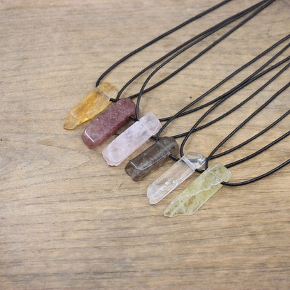 Buddhatrends Natural Crystals Pendent Necklaces