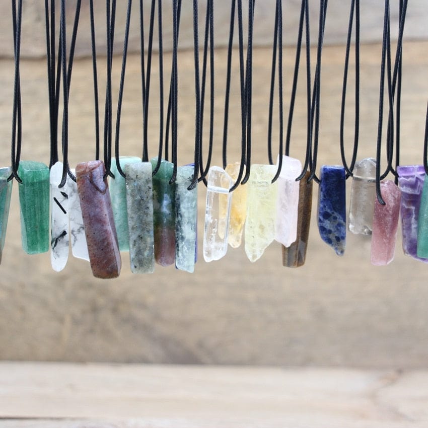 Natural Crystals Pendent Necklaces