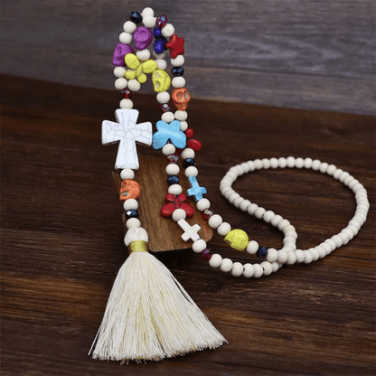 Buddhatrends Necklace Colorful / 88cm Boho Beaded Mala Necklace