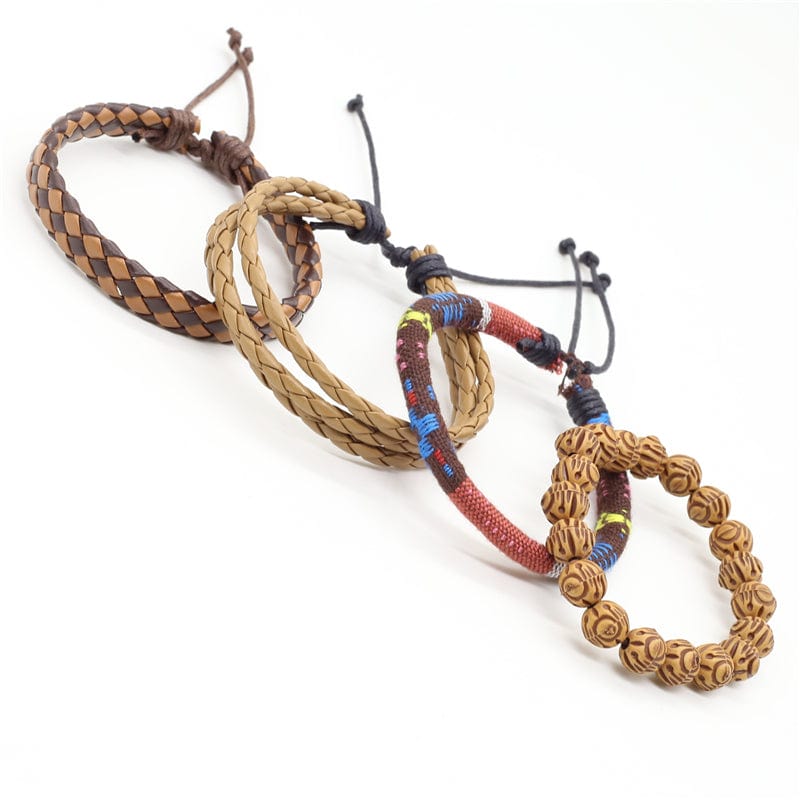 Buddhatrends Nyishi Tribe Multi Layer Bracelet Set