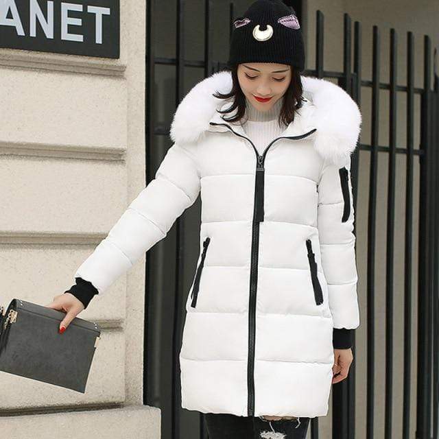 Buddhatrends outerwear White / XL Alexa Cotton Padded Jacket