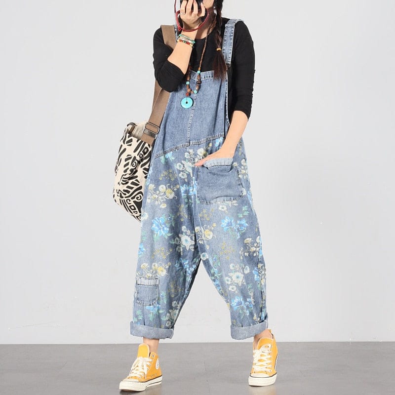 Buddhatrends Overall Lily Blue Denim Overall