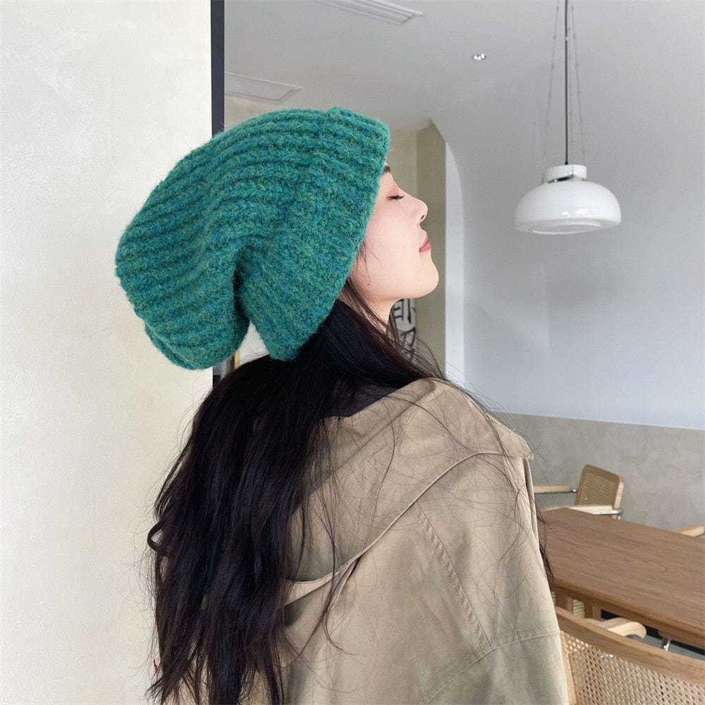 Buddhatrends Oversized Wool Knitted Hats