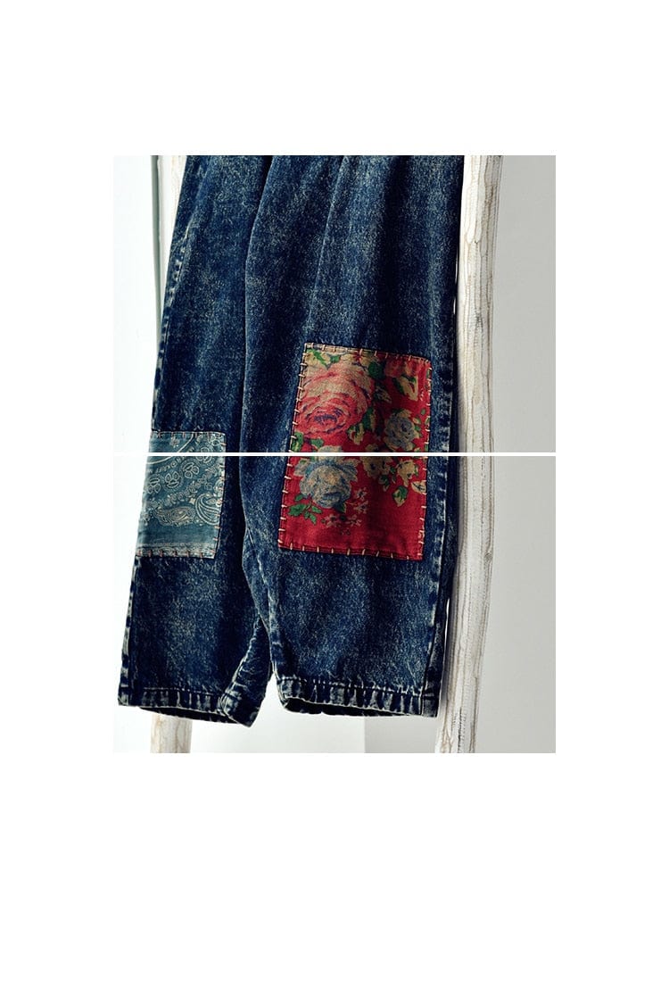 Buddhatrends Pants Jasmine Vintage Patchwork Jeans