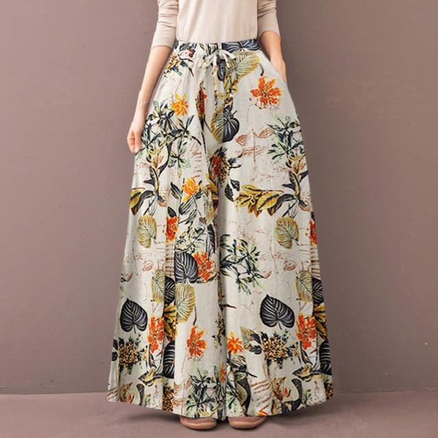 Women’s Yellow Rayon Palazzo – Wide Leg Palazzo Pants main image 1
