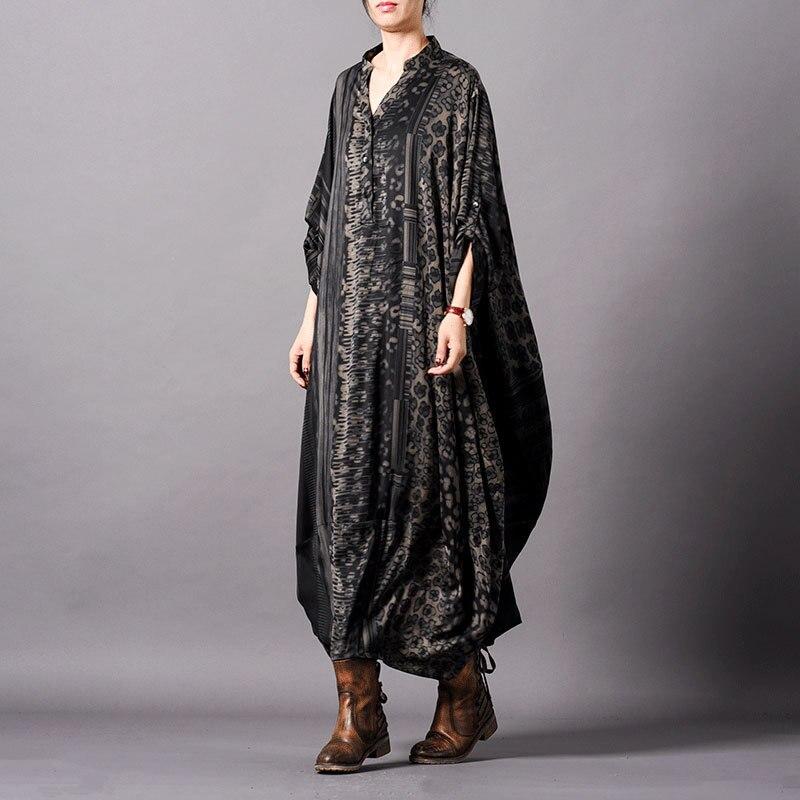 Retro patchworkové hedvábné šaty | Nirvána